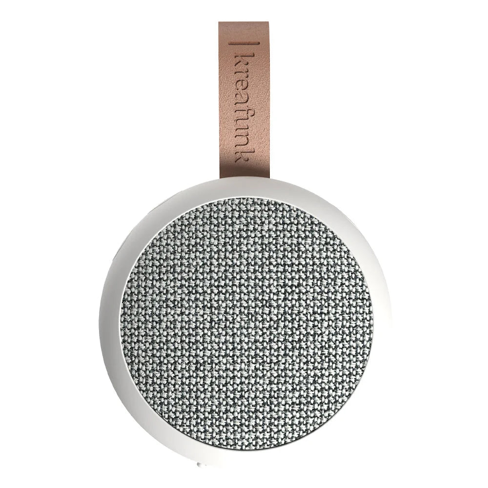 Kreafunk Ago 2 Fabric Bluetooth Speaker - White - Audio &