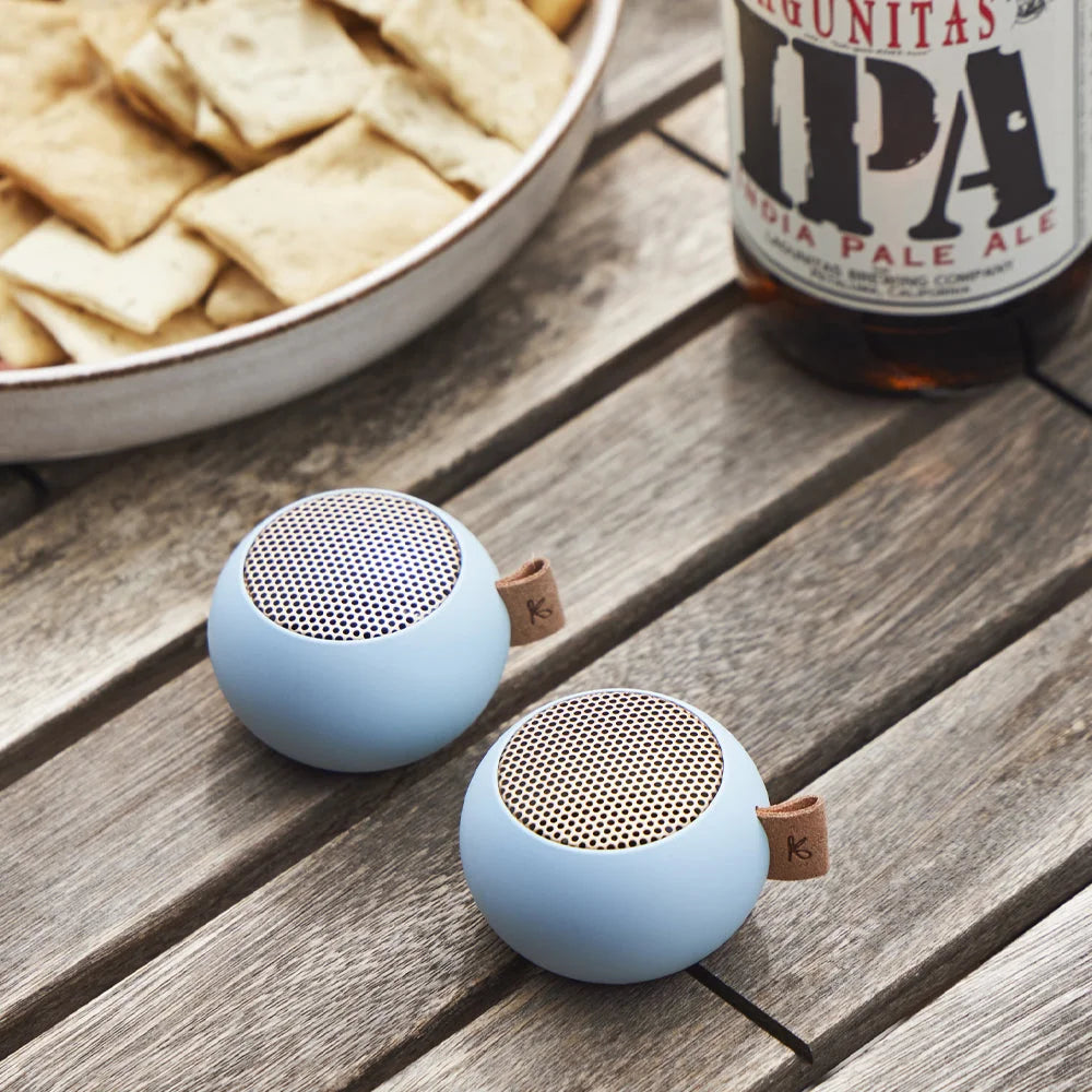 Kreafunk Ago Mini Bluetooth Speaker - Cloudy Blue - Audio &