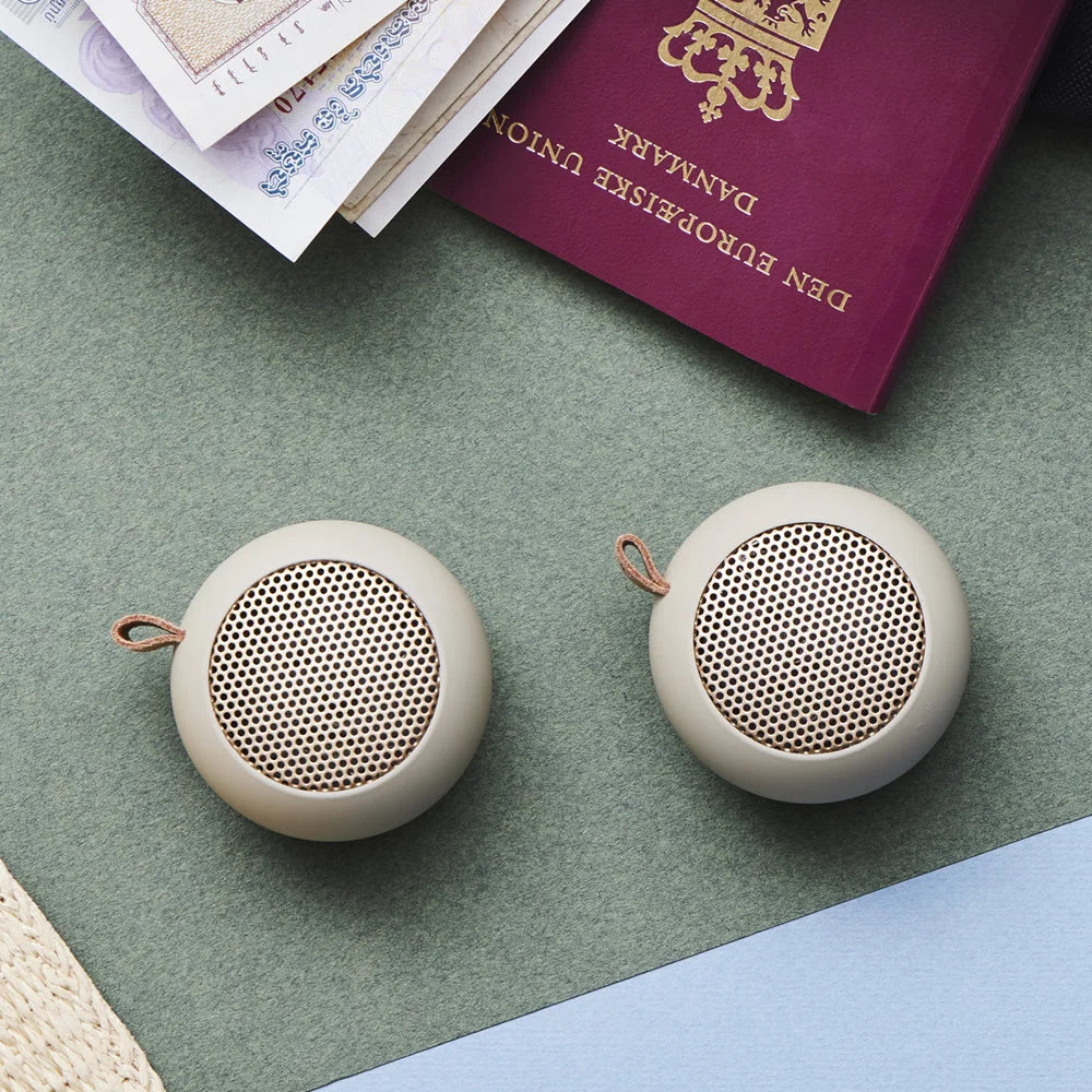Kreafunk Ago Mini Bluetooth Speaker - Ivory Sand - Audio &