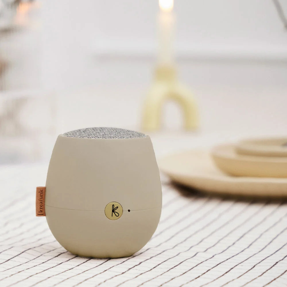 Kreafunk Ajazz 2 Bluetooth Speaker - Ivory Sand - Audio &