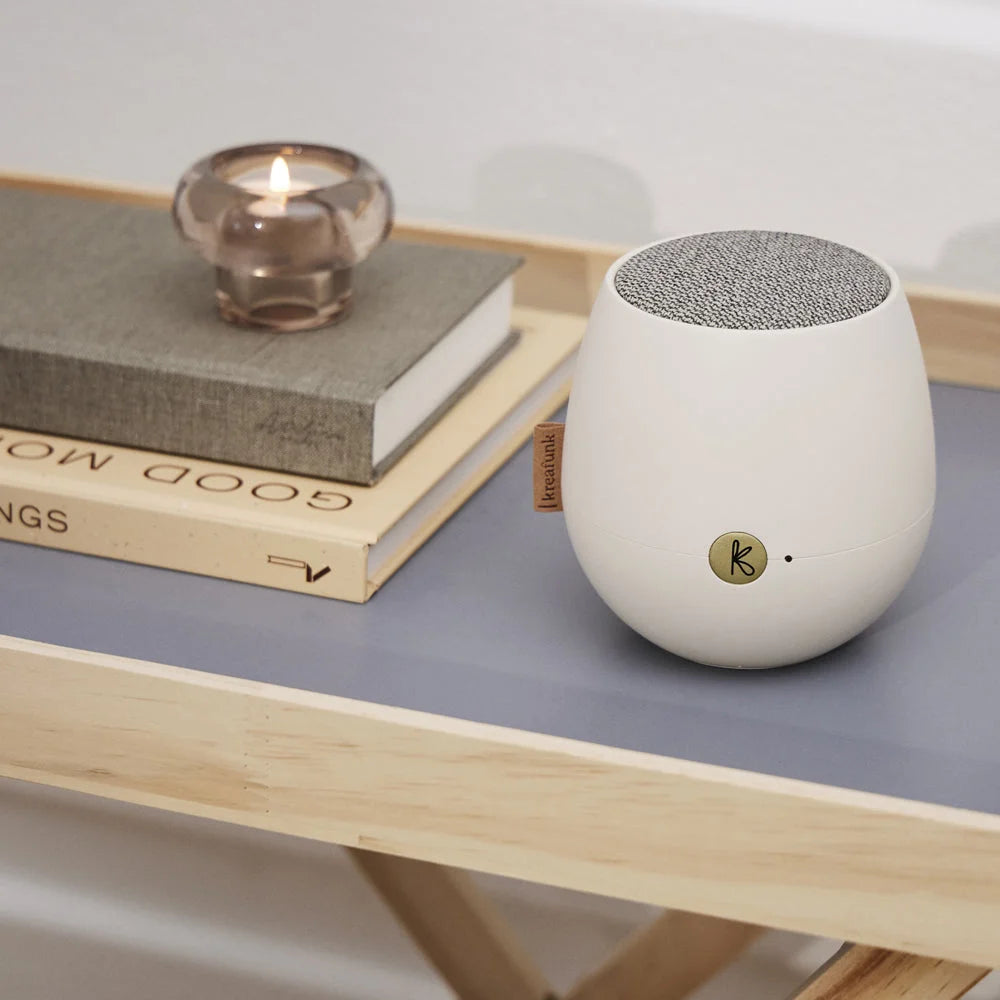 Kreafunk Ajazz 2 Bluetooth Speaker - White - Audio & Video