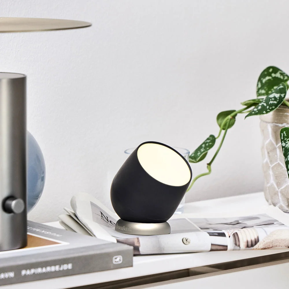 Kreafunk Beam Lamp Portable And Rechargeable - Black - Home