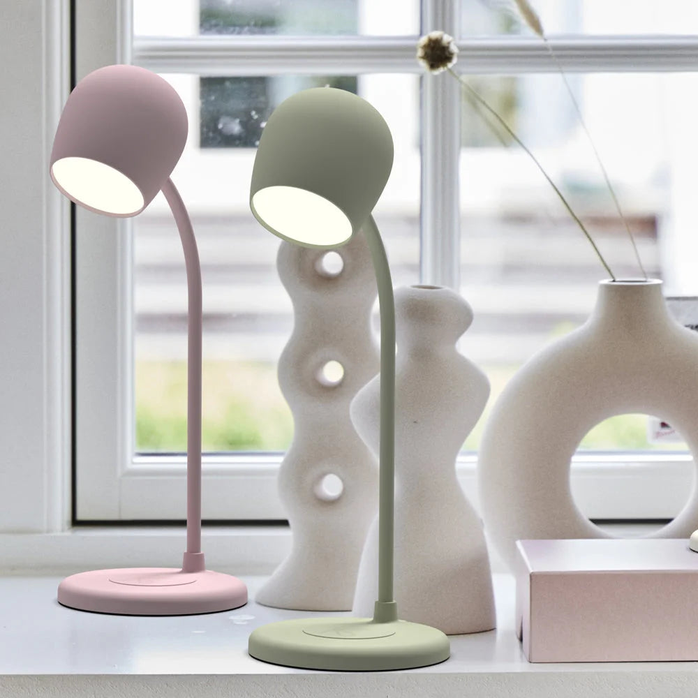 Kreafunk ellie lamp with storage shelves and support legs