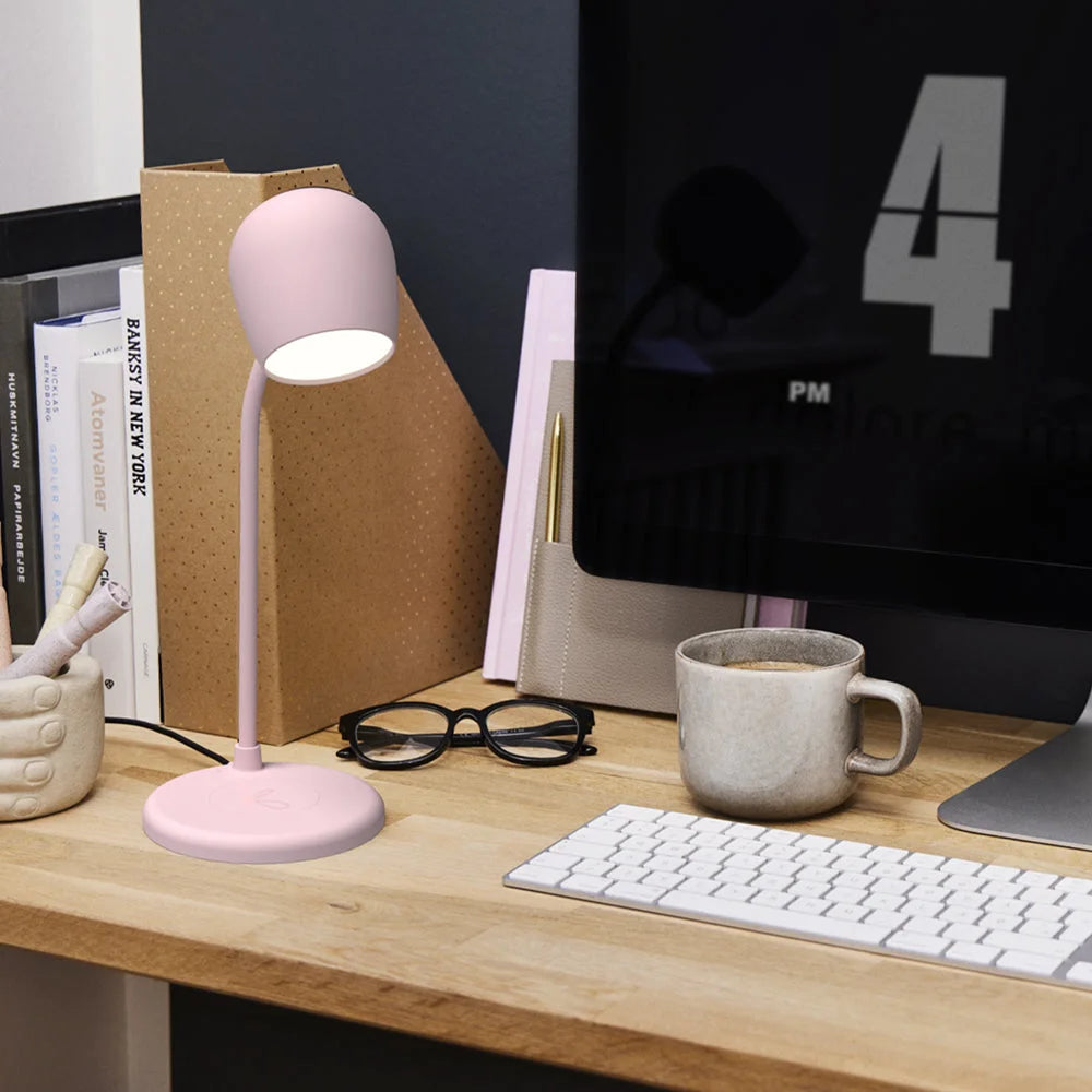 Kreafunk Ellie Lamp W/ Qi Charger And Bluetooth Speaker
