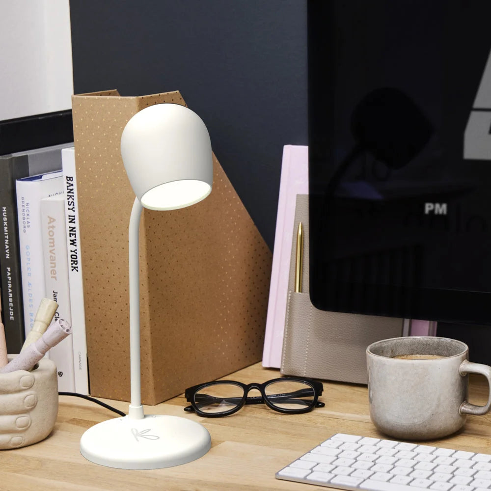 Kreafunk Ellie Lamp W/ Qi Charger And Bluetooth Speaker