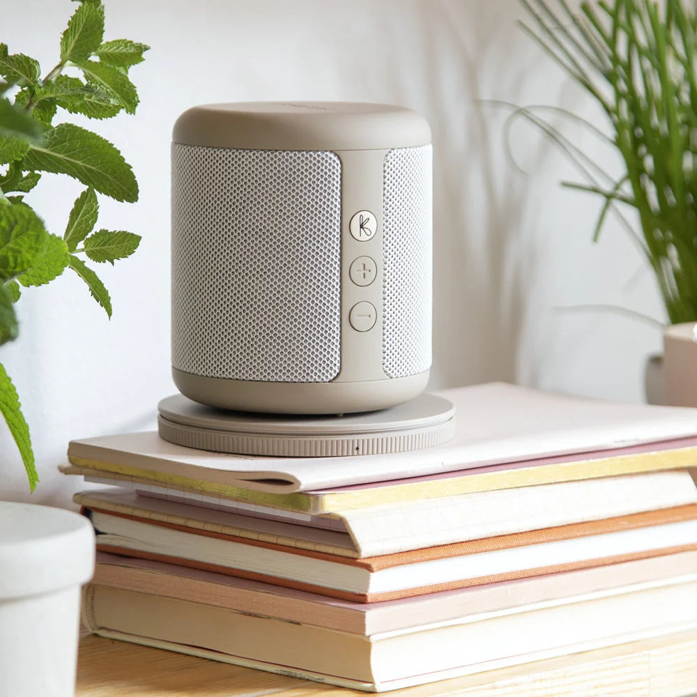 Kreafunk Karl Bluetooth Speaker - Ivory Sand - Audio &