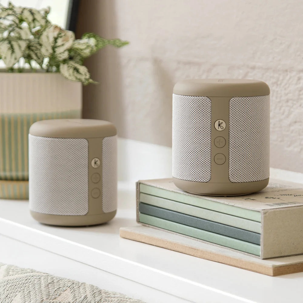Kreafunk Karl Bluetooth Speaker - Ivory Sand - Audio &