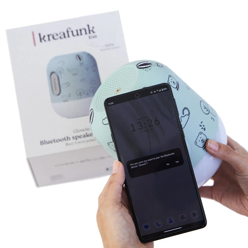 Kreafunk Kids Glowie Bluetooth Speaker W/ Light - Cloudy