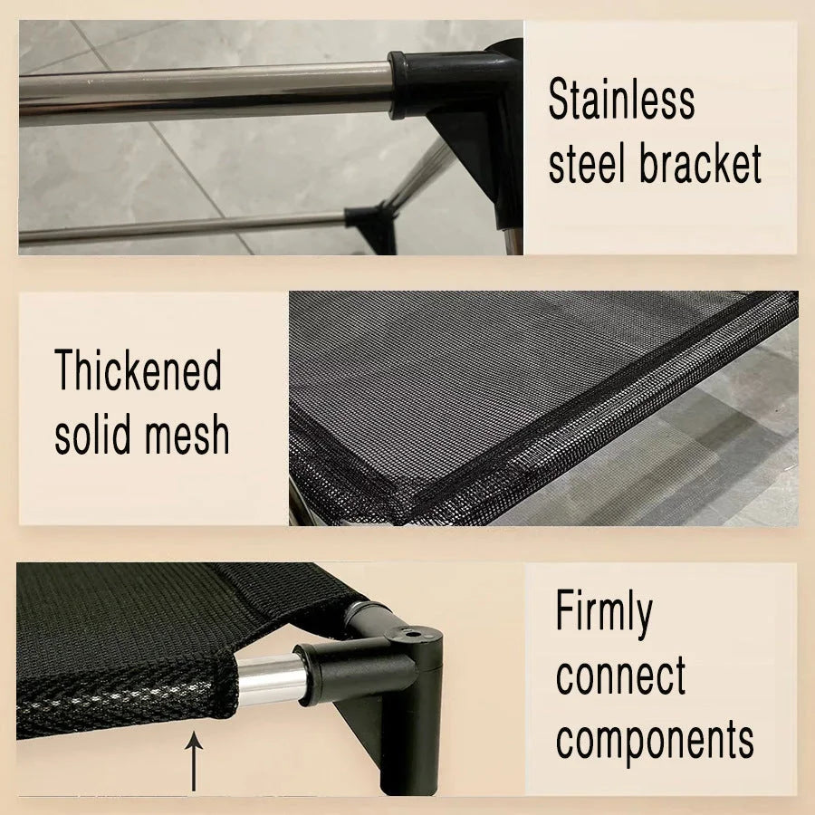 L Breathable and Cooling Elevated Pet Bed - Perfect