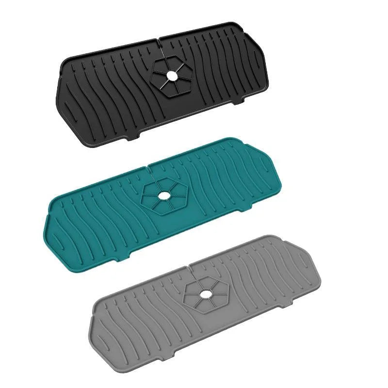 L Size Silicone Faucet Mat Kitchen Protector Faucet