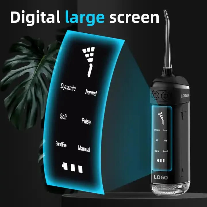 L13 Orange Portable Electric Water Flosser - Handheld Teeth