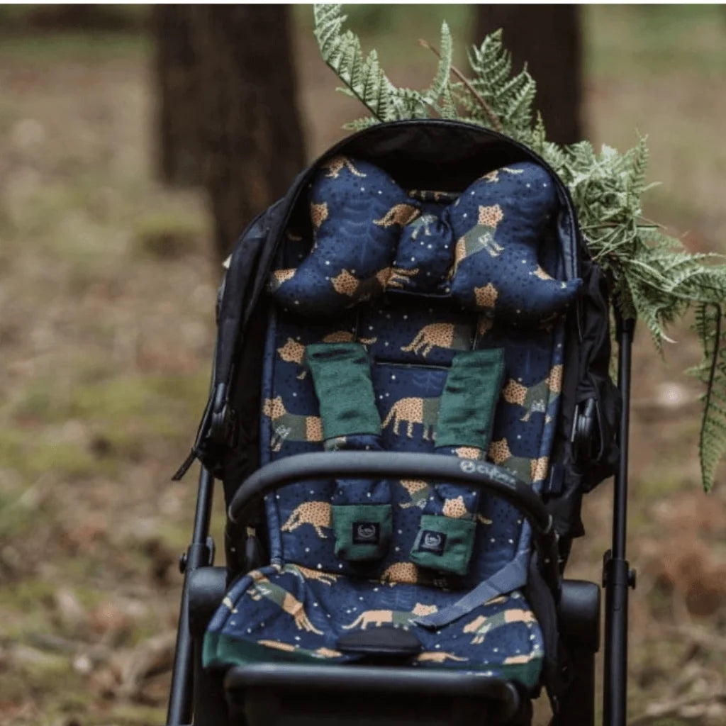 La Millou Angel's Wings Head Support Pillow TIGER JERRY | Forest Green-1973194235024904193