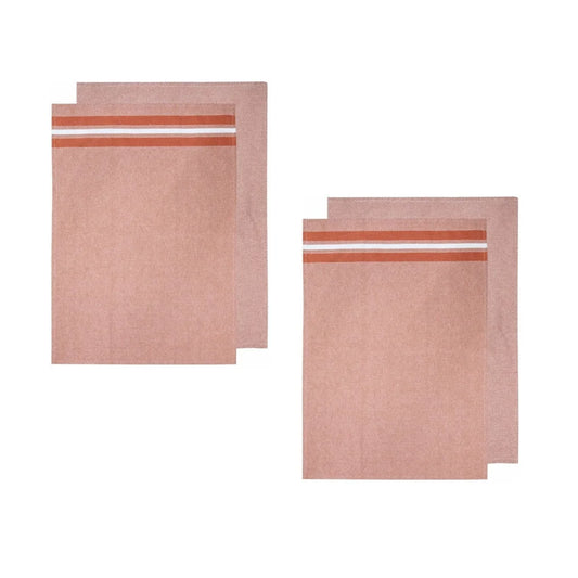 Ladelle Culinary Terracotta Cotton Set of 4 Jumbo Kitchen