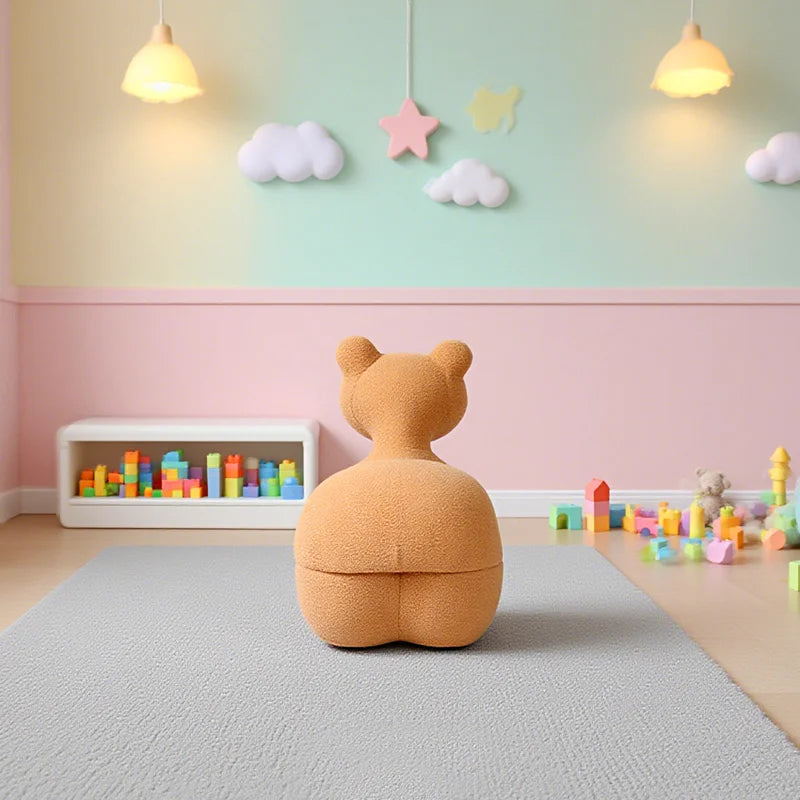 Lamb Stool Chair Brown - Baby & Kids > Kid’s Furniture >