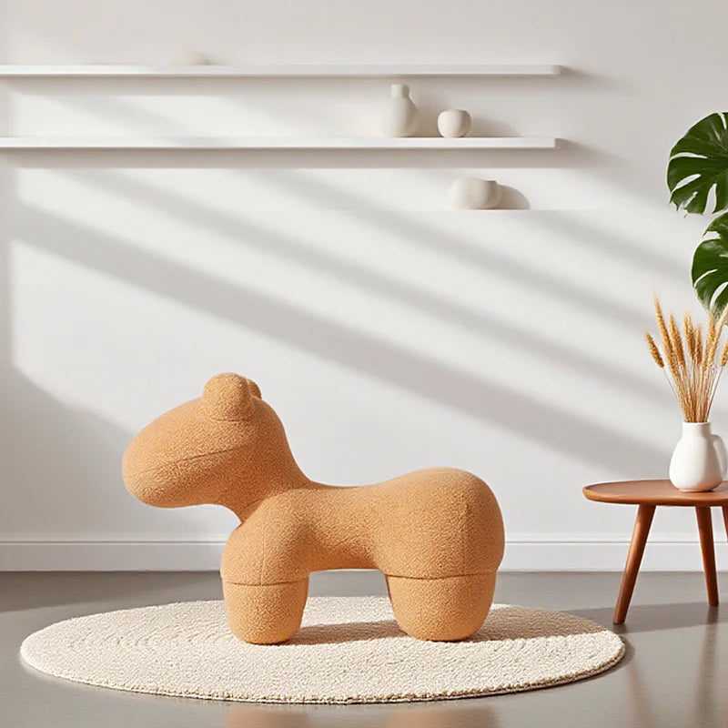 Lamb Stool Chair Brown - Baby & Kids > Kid’s Furniture >
