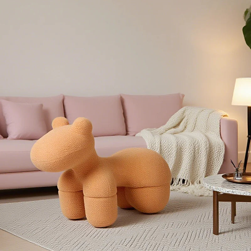 Lamb Stool Chair Brown - Baby & Kids > Kid’s Furniture >