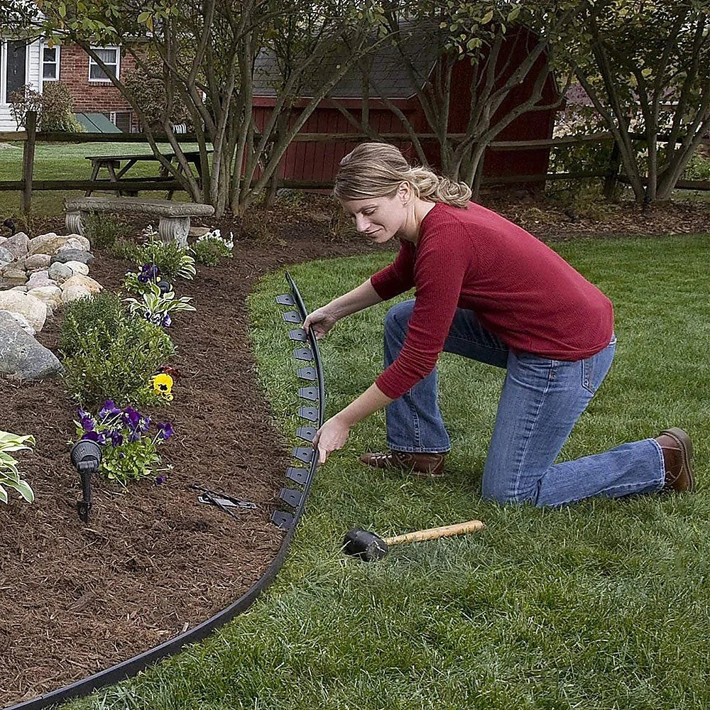 Landscape No-Dig Lawn Garden Edging Kit 10m Flexible