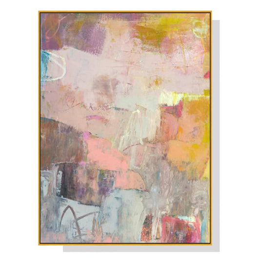 Lann II Wall Art Canvas 40cmx60cm Gold Frame - Home & Garden