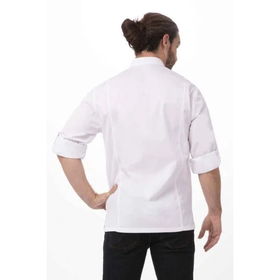 Lansing Men’s White S Chef Jacket by Chef Works - Home &
