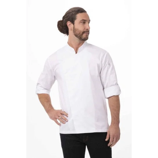 Lansing Men’s White S Chef Jacket by Chef Works - Home &
