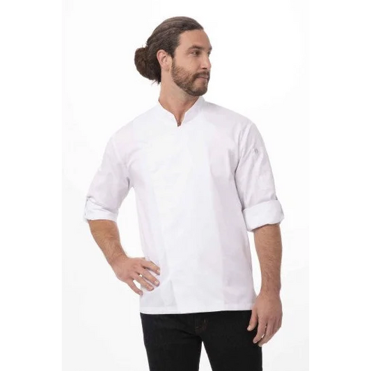 Lansing Men’s White S Chef Jacket by Chef Works - Home &