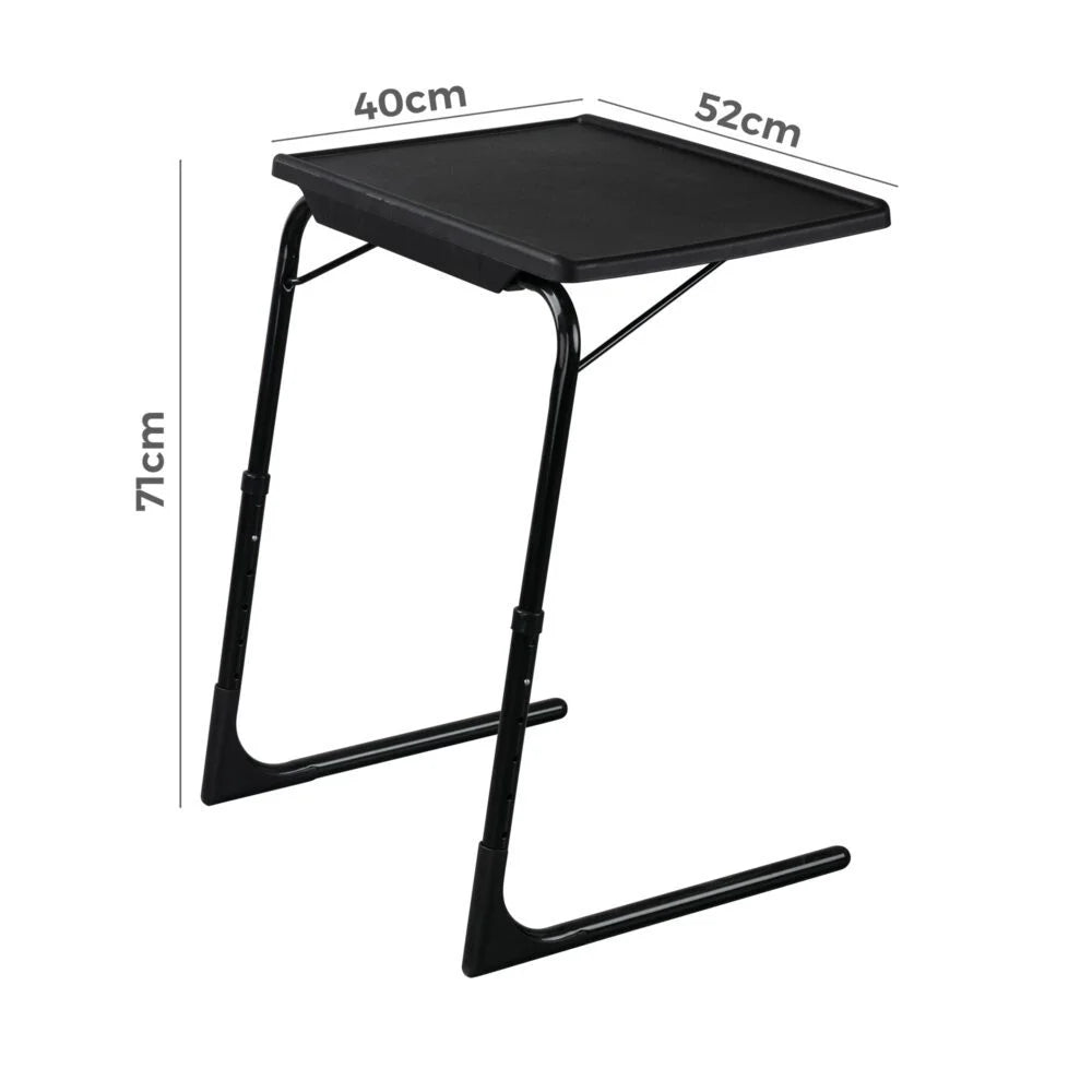 Laptop Desk Foldable Table Adjustable Tray with Removable