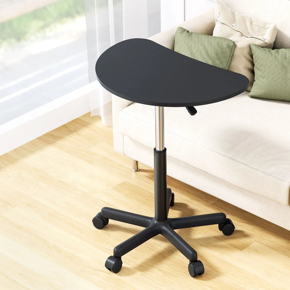 Laptop Desk Portable Height Adjustable Table with Wheels