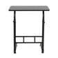 Laptop desk with tabletop and metal support frame