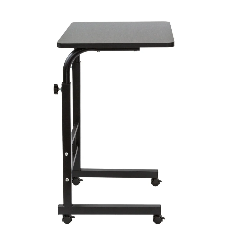 Laptop desk with work surface and storage section