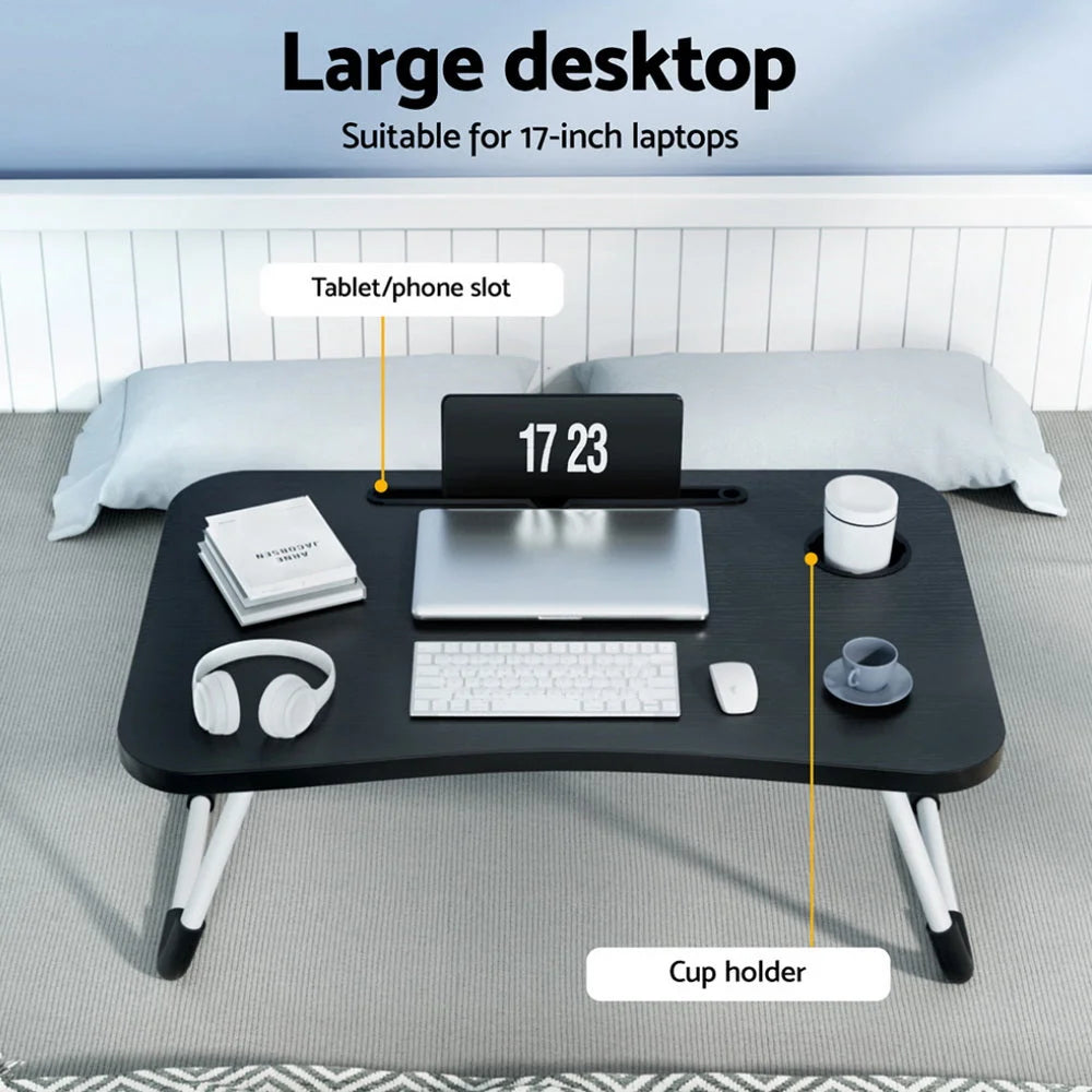 Laptop Desk Table Foldable Stand Lap Tray Sofa Bed