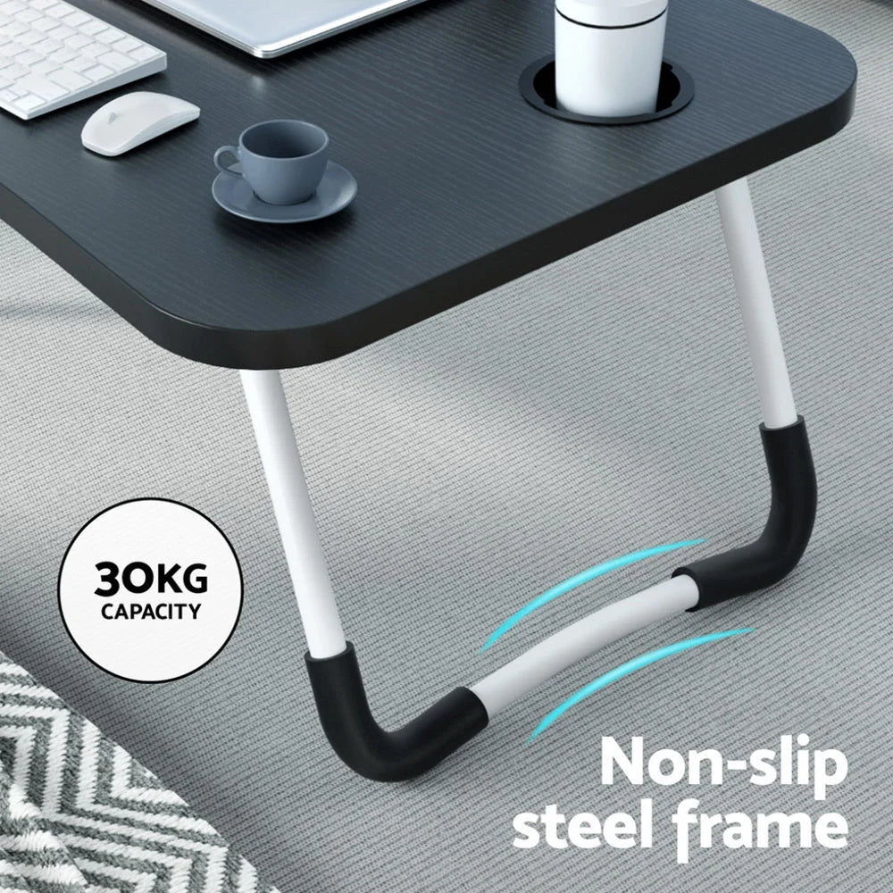 Foldable portable laptop desk