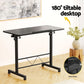Laptop Desk Table Height Adjustable Wooden Bedside 80CM