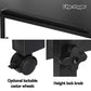 Desk with laptop table height adjustable bedside