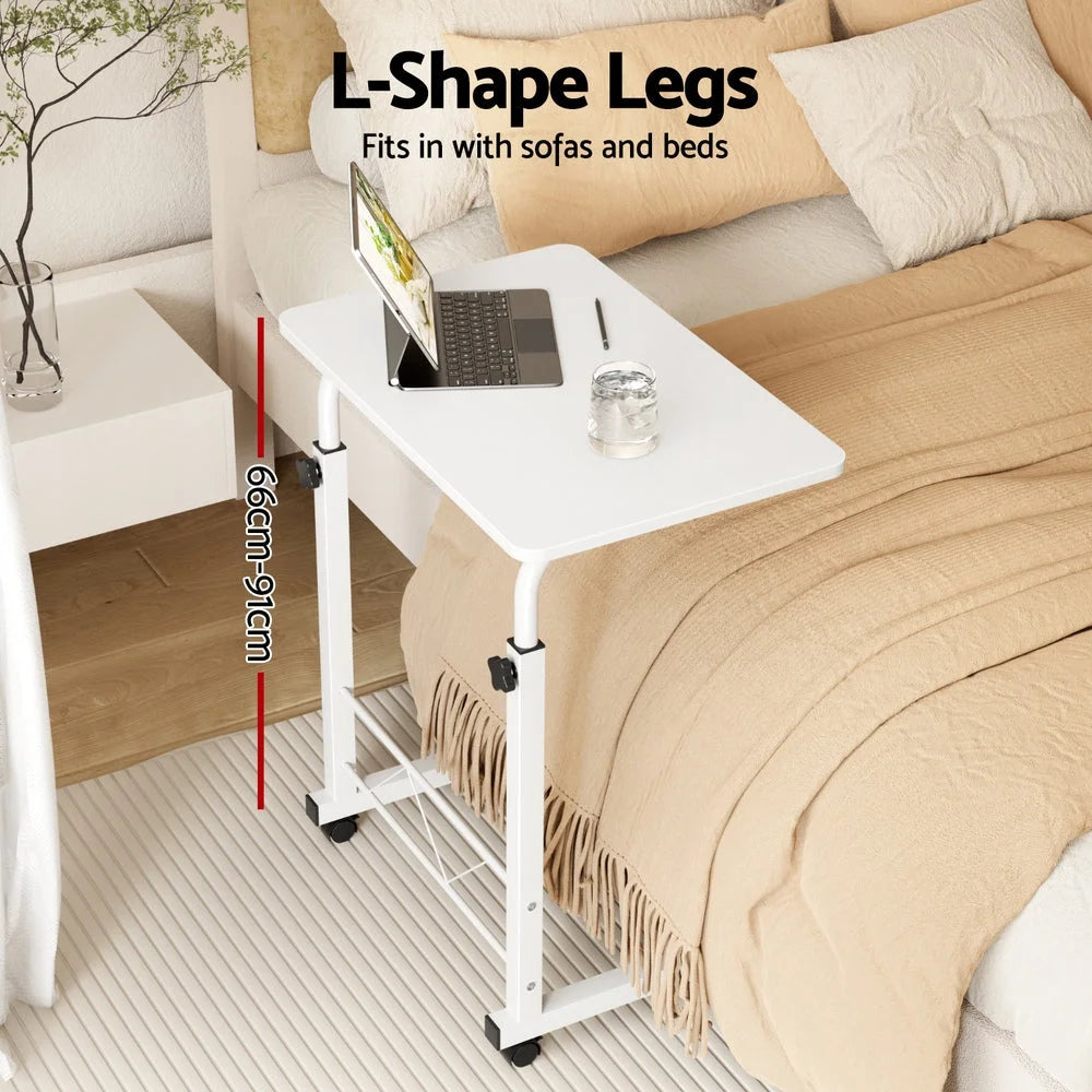 Laptop Table Desk Portable - White - Furniture > Office