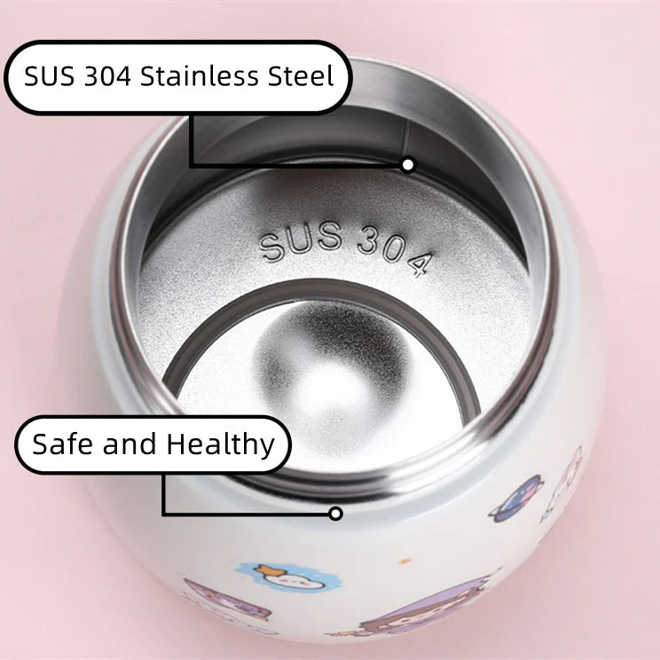 Large 1000ml Stainless Steel Water Bottle with Straw & Free