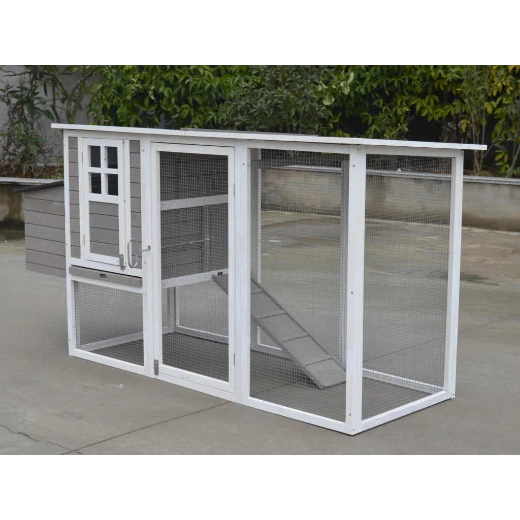 Large Chicken Coop Rabbit Hutch Ferret Cage Hen Chook House