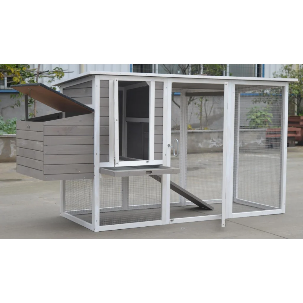 Large Chicken Coop Rabbit Hutch Ferret Cage Hen Chook House