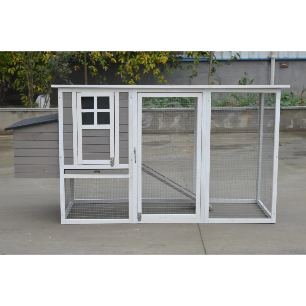Large Chicken Coop Rabbit Hutch Ferret Cage Hen Chook House