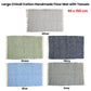 Large Chindi Cotton Handmade Floor Mat with Tassels