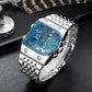 Large Dial Multi Time Zone Men Quartz Watch with Luminous