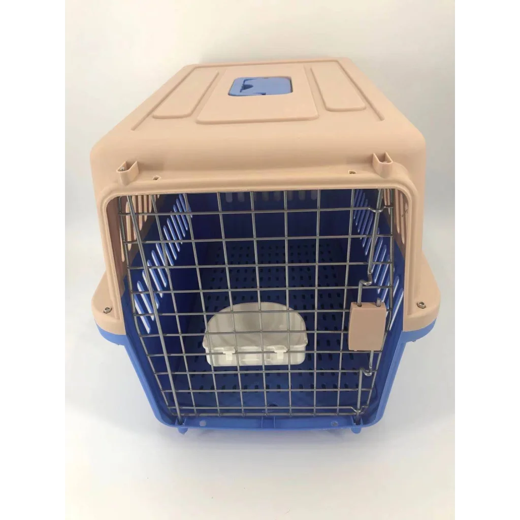 Large Dog Cat Crate Pet Carrier Rabbit Airline Cage Tray
