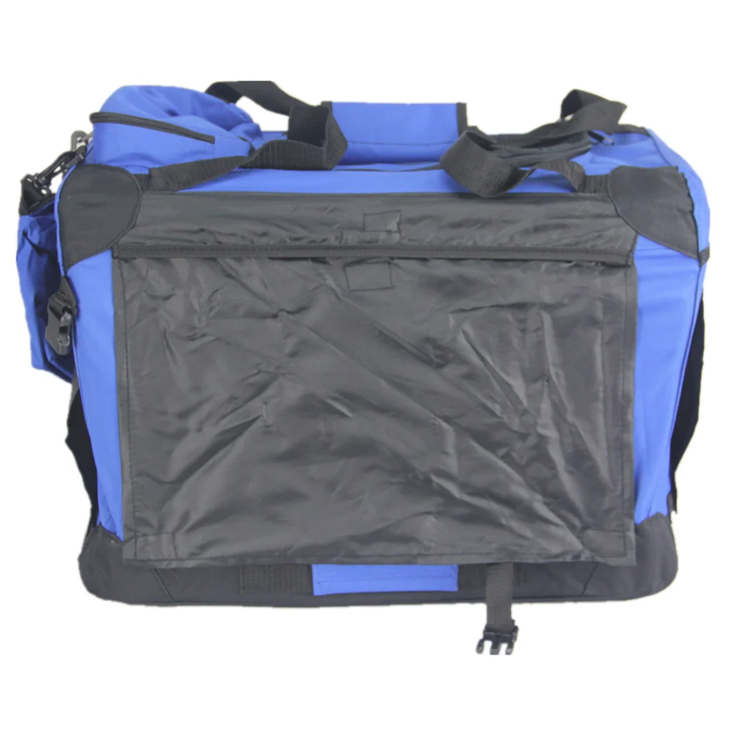 Large Foldable Soft Dog Cat Puppy Crate Bag with Curtain