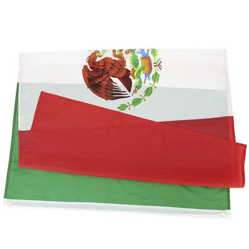 Large Mexico Mexican Flag Heavy Duty Outdoor Mx 90X150Cm