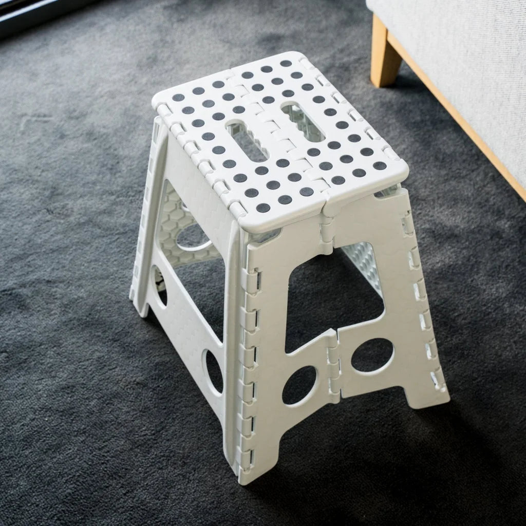 Large Plastic Folding Stool Portable Chair Outdoor Camping