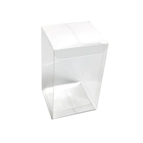 Large Plastic Rectangle Cube Box 10 Pack 22x14.5cm Gift