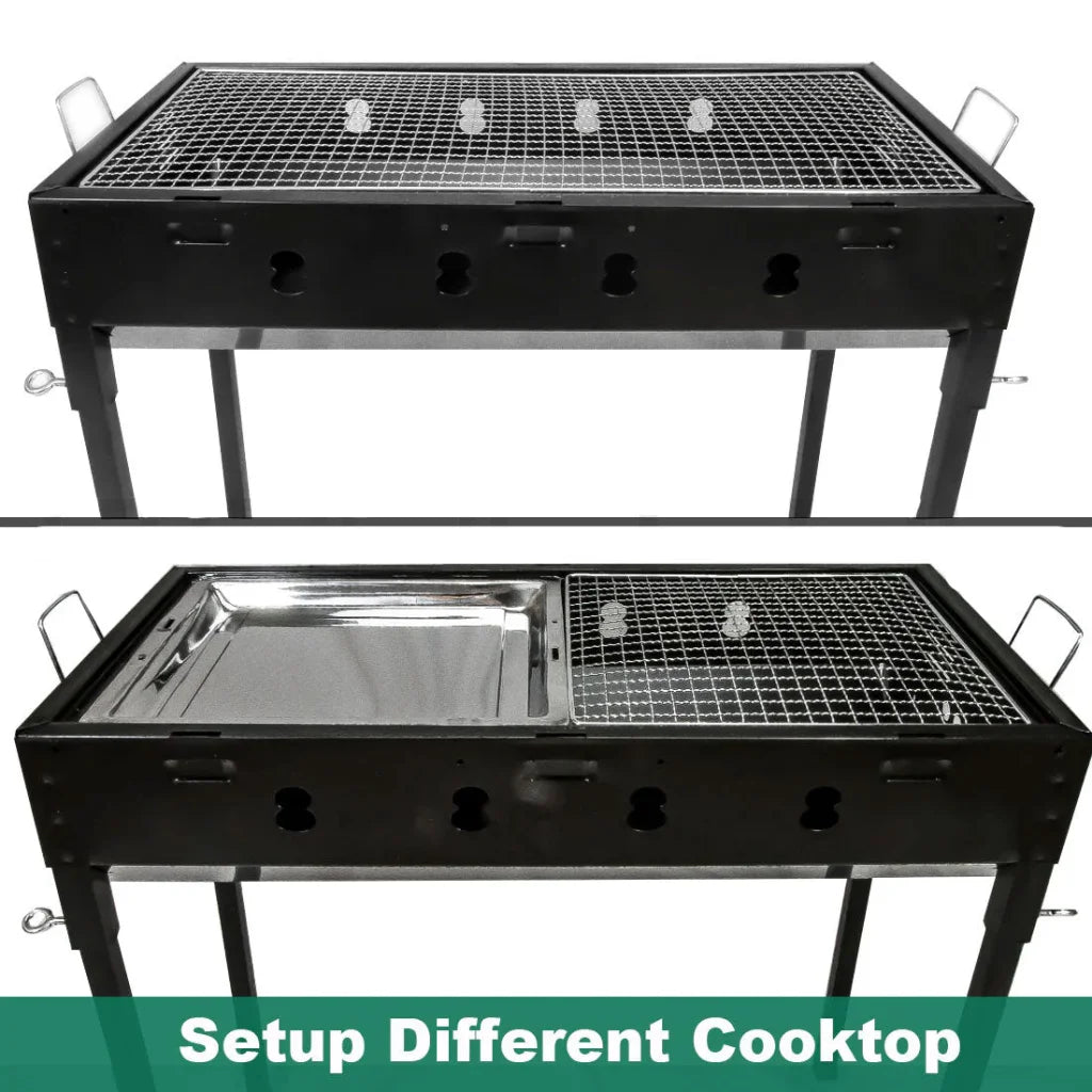 Large outdoor bbq with barbecue grill