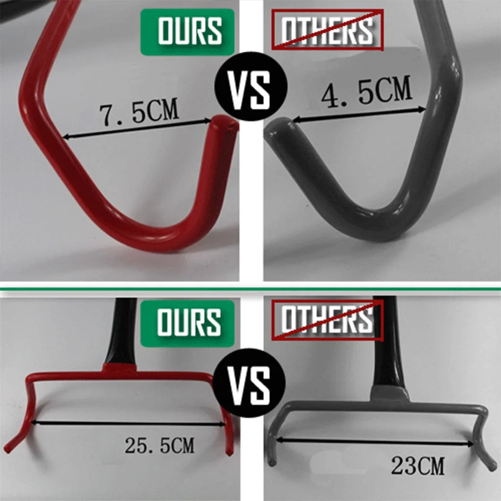 Large Premium Bike Bicycle Hanger Hook Wall Mounted Garage