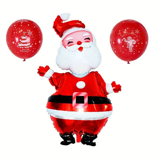 Large Santa Claus Aluminum Foil Balloon - Occasions