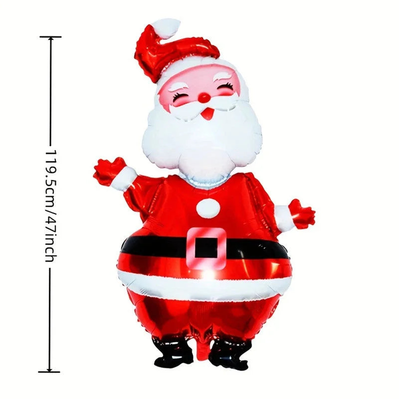 Large Santa Claus Aluminum Foil Balloon - Occasions