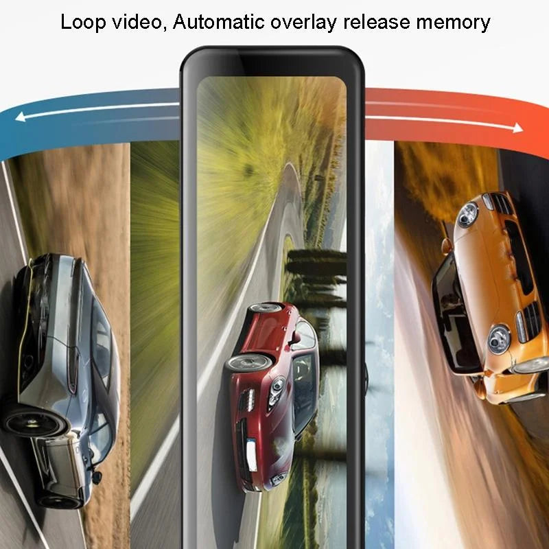 Large Screen Car Recorder with Dual Recording and Night